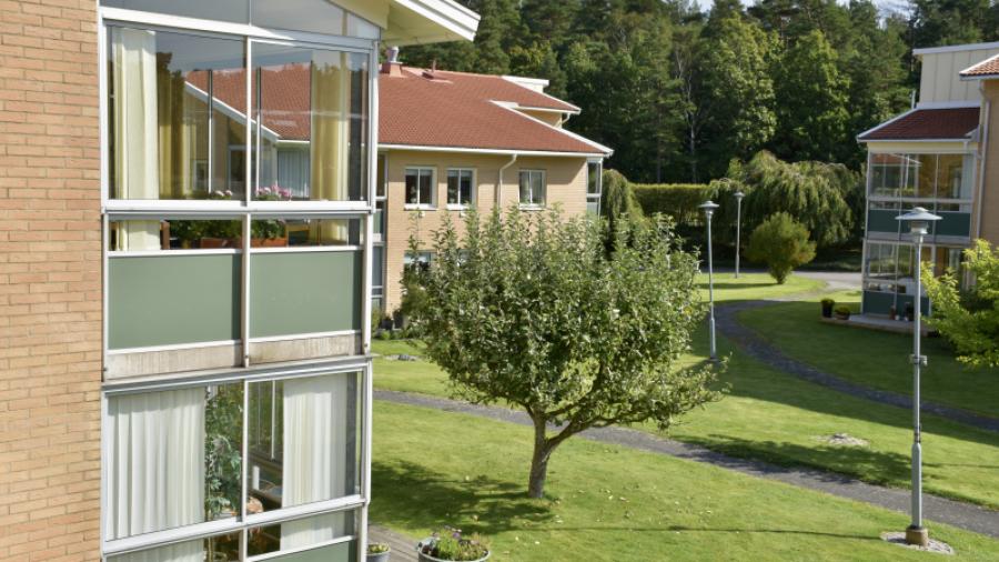 Alla lägenheter har inglasad balkong